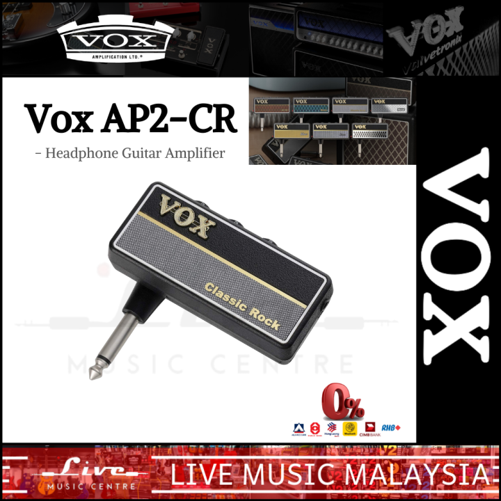 vox amplug 2 classic rock headphone guitar amp