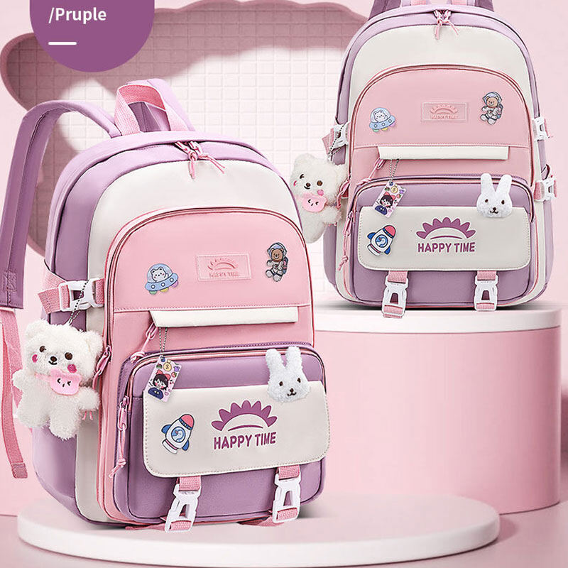 school bag ins style high school student junior high school student pupils cute backpack
