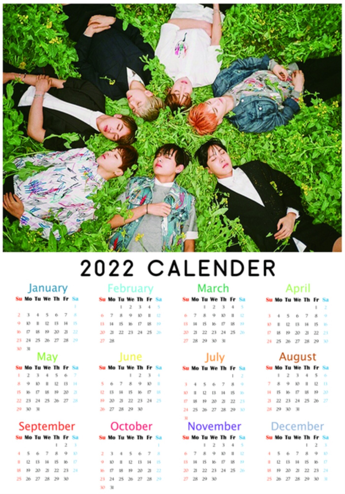 high quality modern home decoration new 2022 calendar poster south korean boy band bts poster modern style movie tv star wall art kawaii room decor canvas poster lazada ph