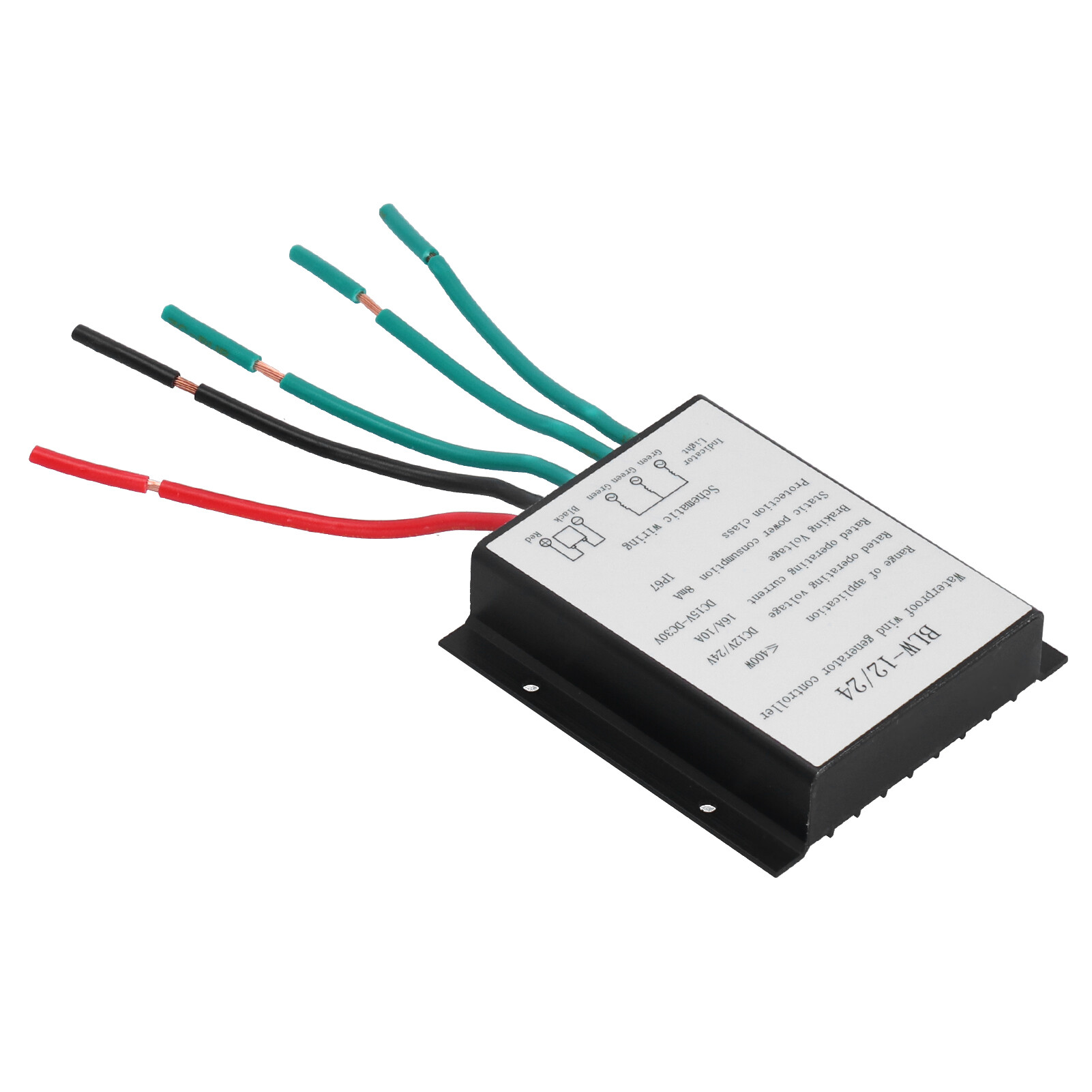 chasoee【kho hiện tại】FO5 12/24V 400W Bộ Điều Khiển Tuabin Máy Phát Điện Gió Bộ Điều Chỉnh Sạc Pin Chống Nước