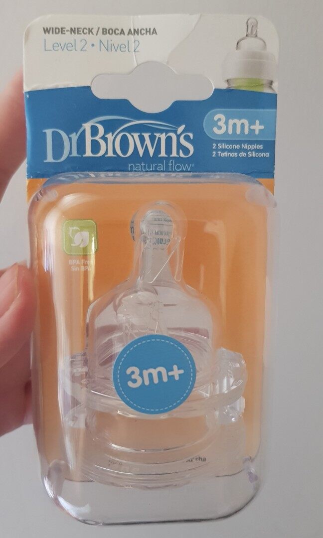 dr brown's level 2 wide neck teats