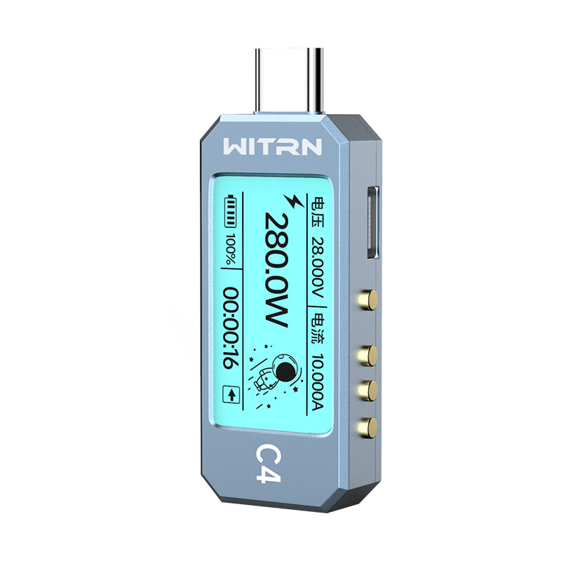 WITRN C4L Detector USB Voltage and Current Meter Tester PD3.1 Trick EPR Aging Activation 48V