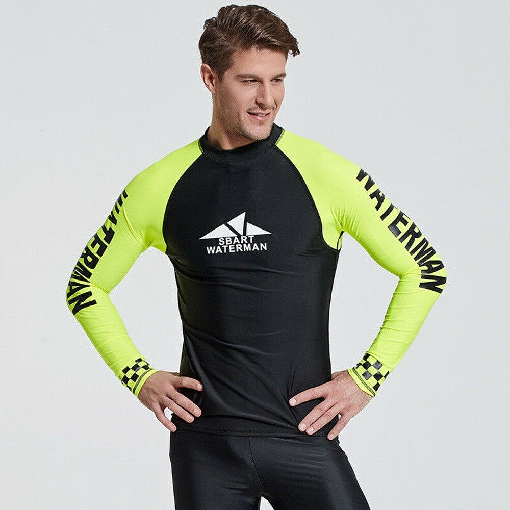 Details about   SBART Mens 1.5mm Swimsuit Diving Wetsuits Neoprene Sufing Jacket Rashguard Warm 