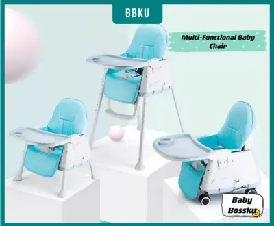 🍼Ready Stock🍼BBku Baby Dining Chair Baby Booster Seat Kids Dining Table