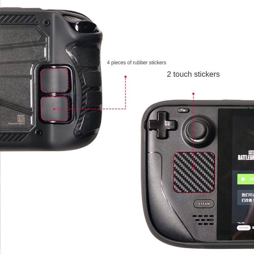 Giá Đỡ Vỏ Bảo Vệ TPU + PC Hỗ Trợ Thiết Bị Ngoại Vi Cho Máy Chơi Game Steam Deck Phụ Kiện Trò Chơi