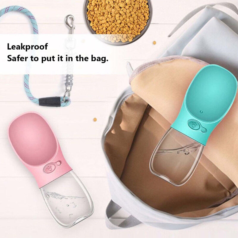 Pet Cung Cấp Chó Con Mèo Di Động Trung Chuyển Du Lịch Cốc Nước Uống Bát Uống Pet Dog Chai Nước