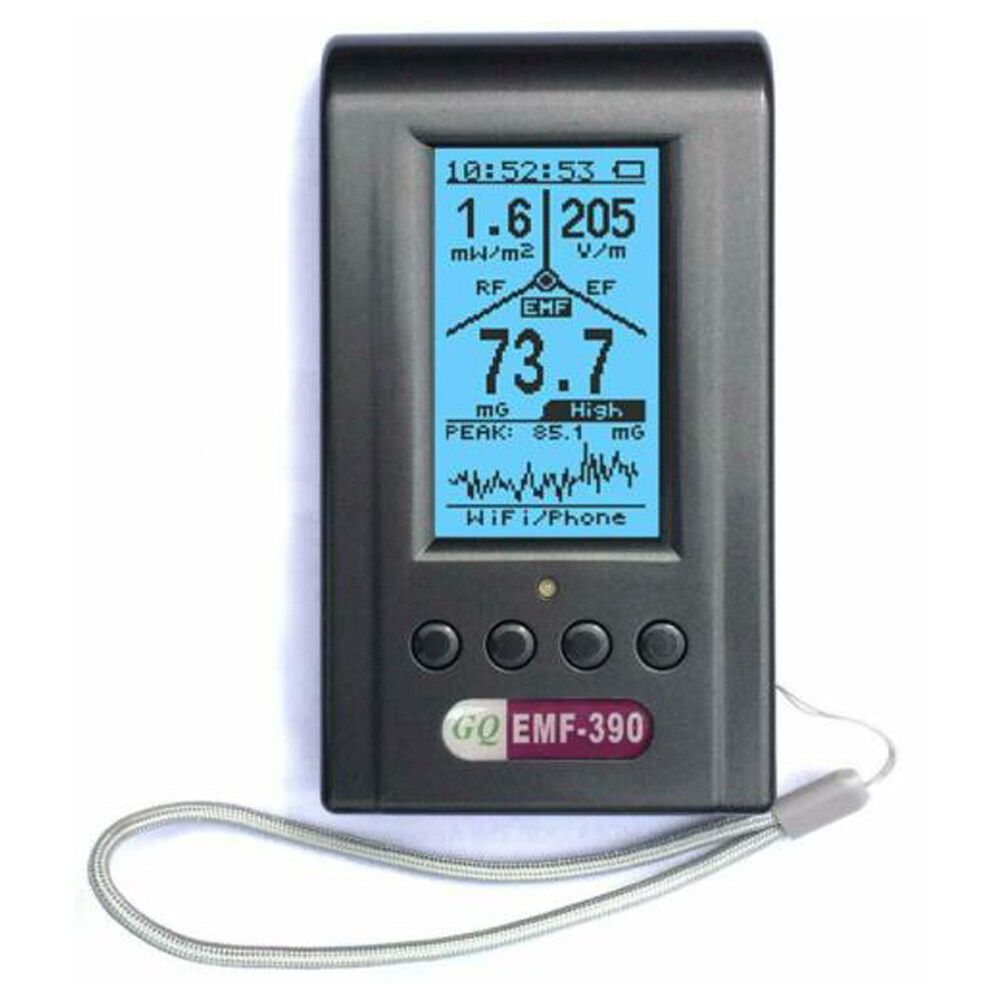 Smart Sensor EMF390 ขั้นสูง 3In1 ตัวตรวจจับรังสัแม่เหล็กไฟฟ้าMultiFieldเครื่องวัดEMFและRF