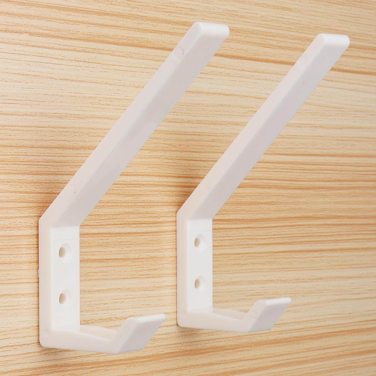 2Pcs ABS Wall Mount Motorcycle Helmet Holder Hook Jacket Bags Rack Hanger Display Home Display Rack Hanger