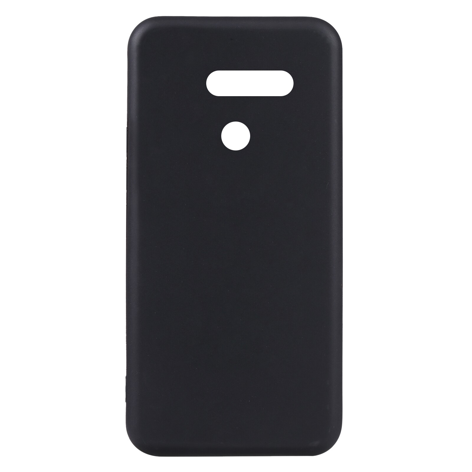 Cho LG G8 thinq TPU vỏ điện thoại (màu đen) (một trung tâm cộng)