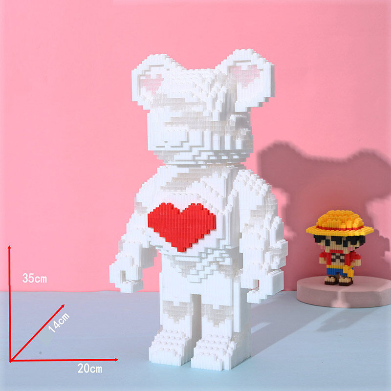 IQANGEL Tandem building blocks violent bear series small particle building blocks micro particle building blocks