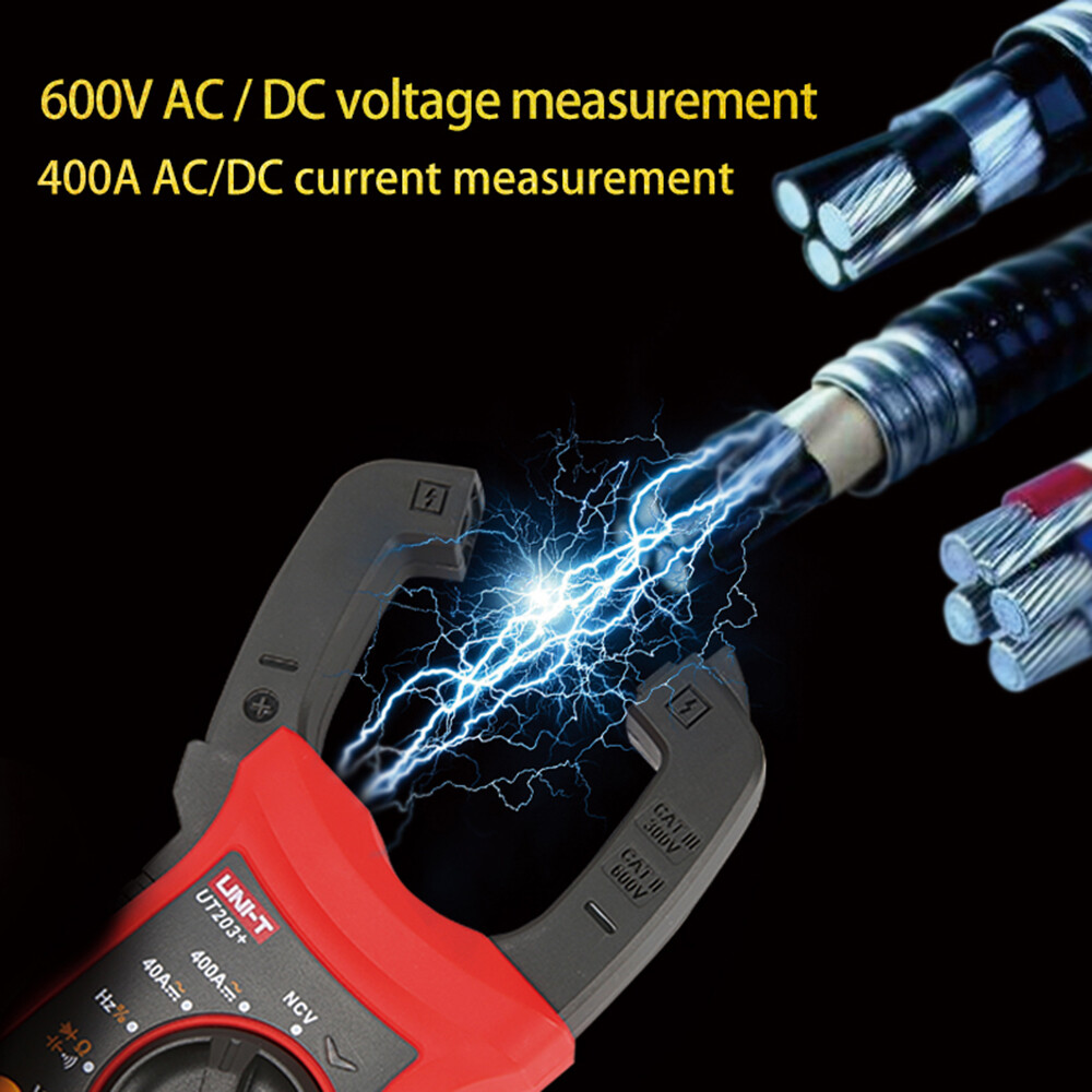 diymore Digital clamp meter; Automatic Range True RMS High Precision Multimeter UNI-T UT201+/UT202+/UT203+/UT204+/UT202+400-600A