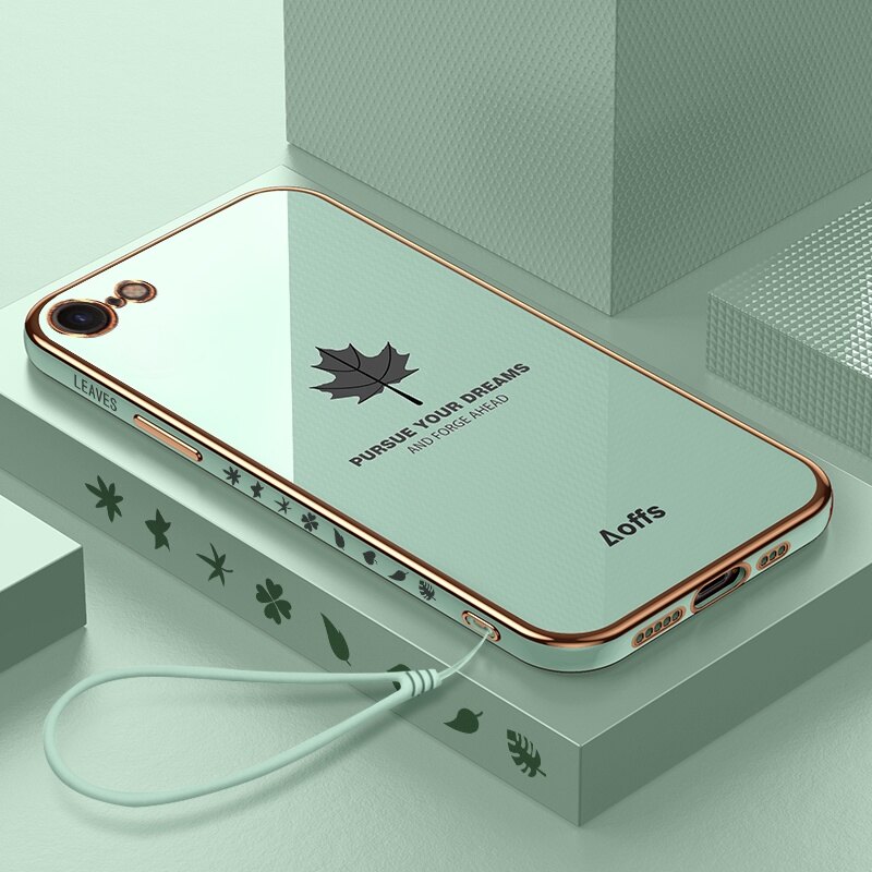 Ốp Lưng Iphone 8 Ốp Lưng IPhone 7 Plus Ốp Lưng IPhone 8 PLUS IPhone 6 6S Plus Ốp Lưng Điện Thoại IPhone SE2 Edge Maple Leaf Fy