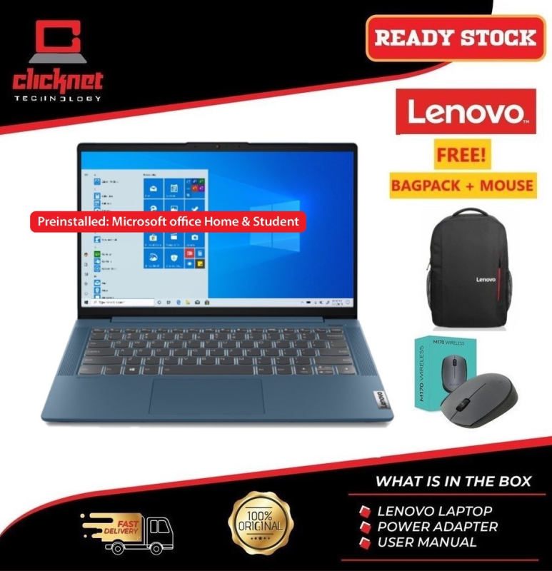 LENOVO IDEAPAD 5 15ITL05 82FG016BMJ LAPTOP - ABYSS BLUE (i5-1135G7/8GB/512GB SSD/GEFORCE MX450/W10/15.6 FHD/2YRS) + MS OFFICE 2019 Malaysia