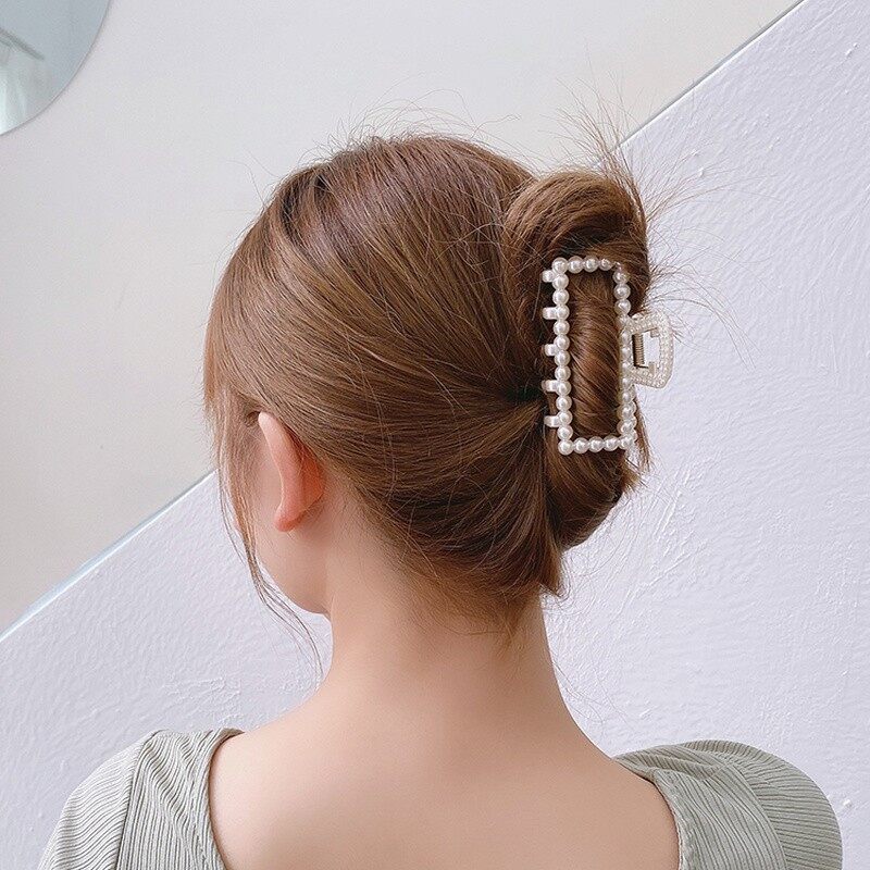 [KH ACC]Korean Style Pearl Bow Hair Clip