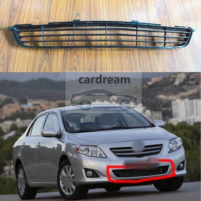 Zr for new front bumper lower grille grill mesh for toyota altis corolla 2007 2008 2009