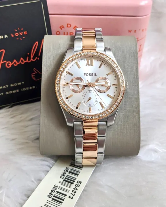 fossil scarlette two tone