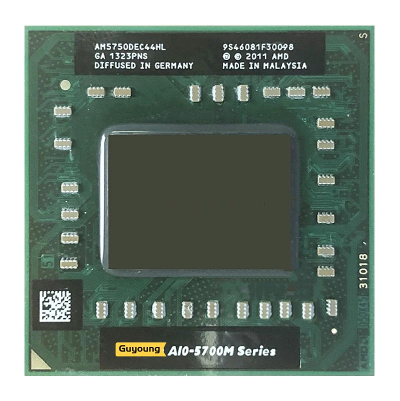 A10-series a10-5750m a10 5750m 2.5 ghz used quad-core quad-thread cpu processor 35w am5750dec44hl socket fs1
