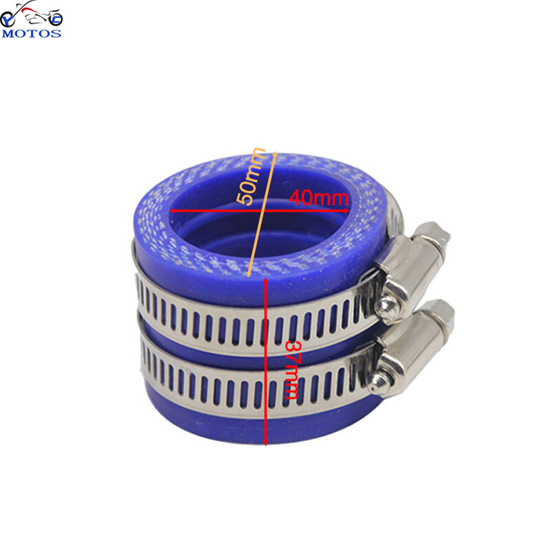 YC MOTOS 40mm Motorcycle Manifold Intake Carburetor Rubber Adapter Connector Modified Adapter For Motor 32 34mm Carburetor
