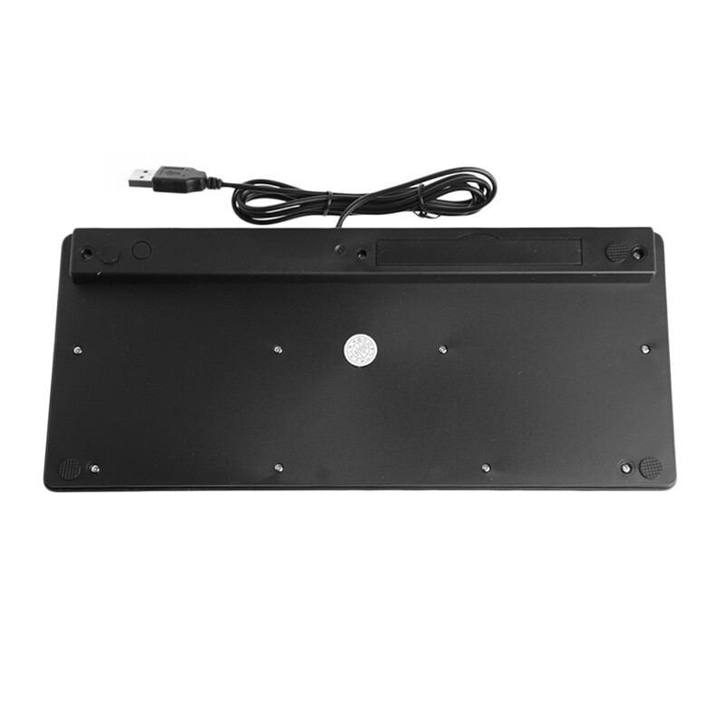 Mini Slim Multimedia USB Wired External Keyboard For Notebook Laptop PC Computer