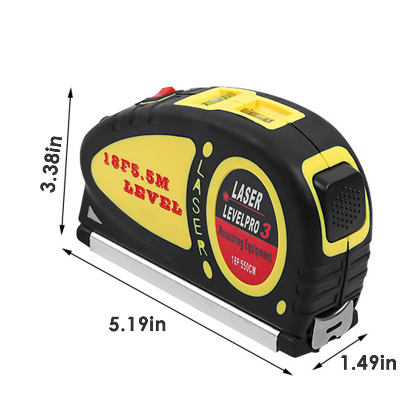 Máy Chiếu Mức Phẳng Đa Năng Độ Chính Xác Cao Đa Chức Năng Chéo Bằng Tia Hồng Ngoại Laser Có Thước Dây 4 Trong 1