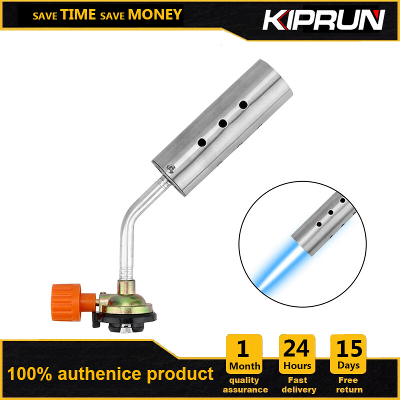 [Ready Stock] KIPRUN flamethrower, Camping Gas Torch Multipurpose Welding Fire Maker FlameGun，Gas Blow Welding Torchs Automatic Flamethrower for Picnic Cooking BBQ Soldering Adjustable