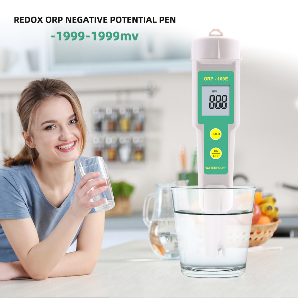 yieryi ORP Meter Redox Potential Tester Negative Potential Pen Tester with calibration