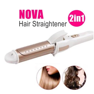 Nova 2 in 1 Hair Straightener and Curler Professional Iron