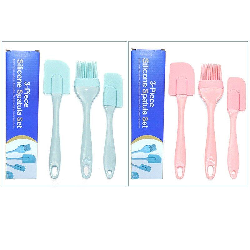 Giấc Mơ Hunter 3 Cái/bộ Đồ Dùng Nhà Bếp Silicone Kem Bơ Scraper Bàn Chải Xẻng Xúc Bánh Mì Bánh Ngọt Nướng Bánh Dụng Cụ Nấu Nướng Đồ Dùng Nhà Bếp
