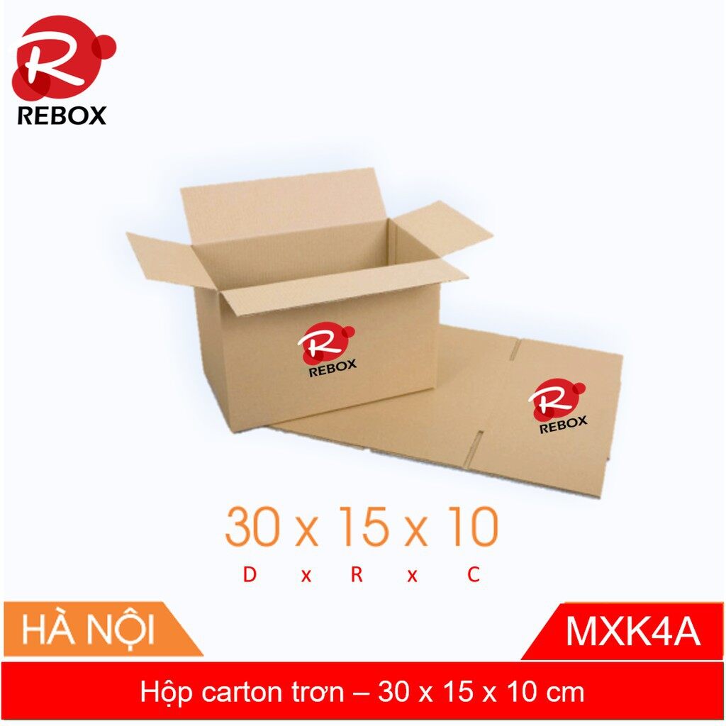 Hộp carton 30x15x10 - 100 hộp đóng hàng siêu rẻ