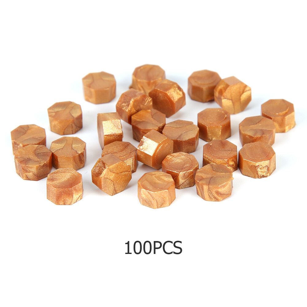 100pcs Vintage Wax Seal Stamp Tablet Pill Beads Grain for Envelope Wedding Card