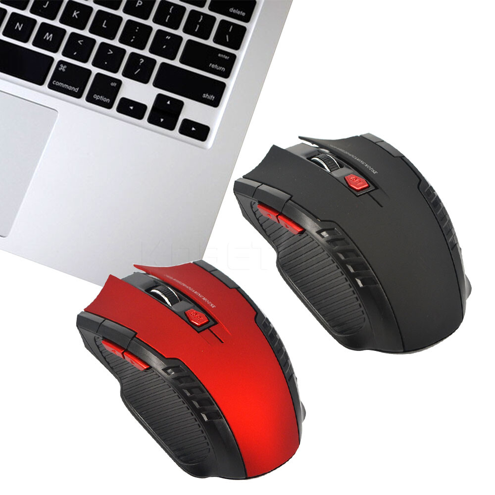 BOKEWU 2.4g Chuột chơi game không dây quang 6 nút chuột 2000dpi chuột USB cho máy tính xách tay PC
