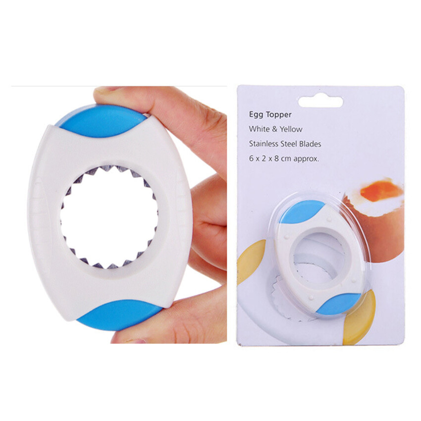 Egg Shell Opener Egg topper cutter Cute Boiled Egg Shell Topper Cutter Opener Egg Cup Tools Kitchen Essential
