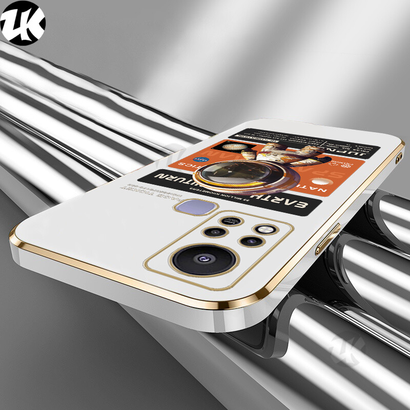 Electroplated เคสโทรศัพท์ Infinix Hot 11s 11 NFC X662 X6812 Astronot ...