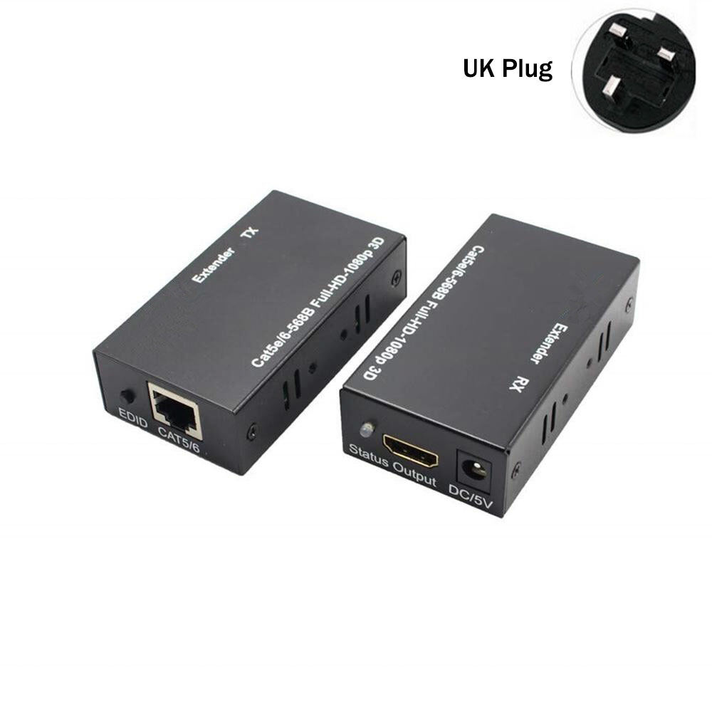 60m cat5e cat6 hdmi extender repeater lan cat 5e/ cat 6 cable 3d video expansion full hd 1080p