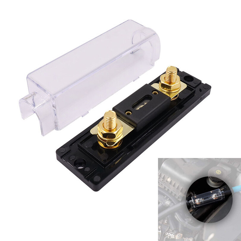 Car Audio Amplifier Power Amplifier 0/2/4 Gauge Fuse Holder 60A/80A