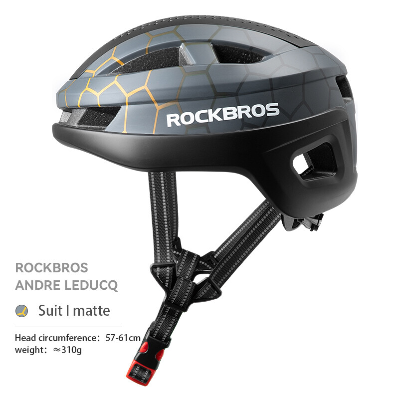 ROCKBROS Cycling Helmet Magnetic Suction Safe Bike Helmet With Modes  Taillight Aerodynamic MTB Road Bike Size 57-61CM Bike Helmet For Men And  Women