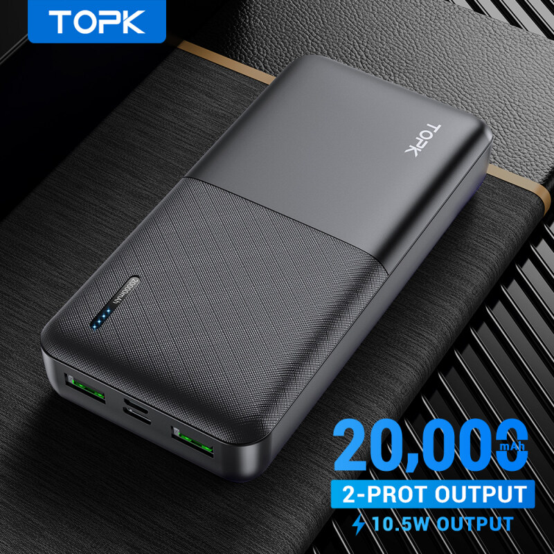 Topk I2009Q 20000 MAh Sạc Dự Phòng Sạc Nhanh PD QC3.0 Sạc Dự Phòng Cho iPhone Huawei Samsung