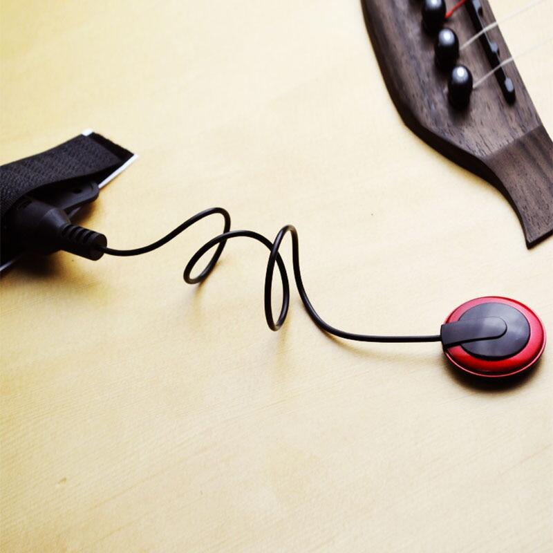 Guitar Pickup Professional Piezo Contact Microphone Pickup For Guitar Violin Banjo Mandolin Ukulel Guitar Accessories Pickups