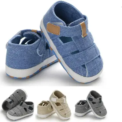 New Summer Newborn Baby Boy Girl Sandals Soft Sole Crib Shoes Sneaker Prewalker