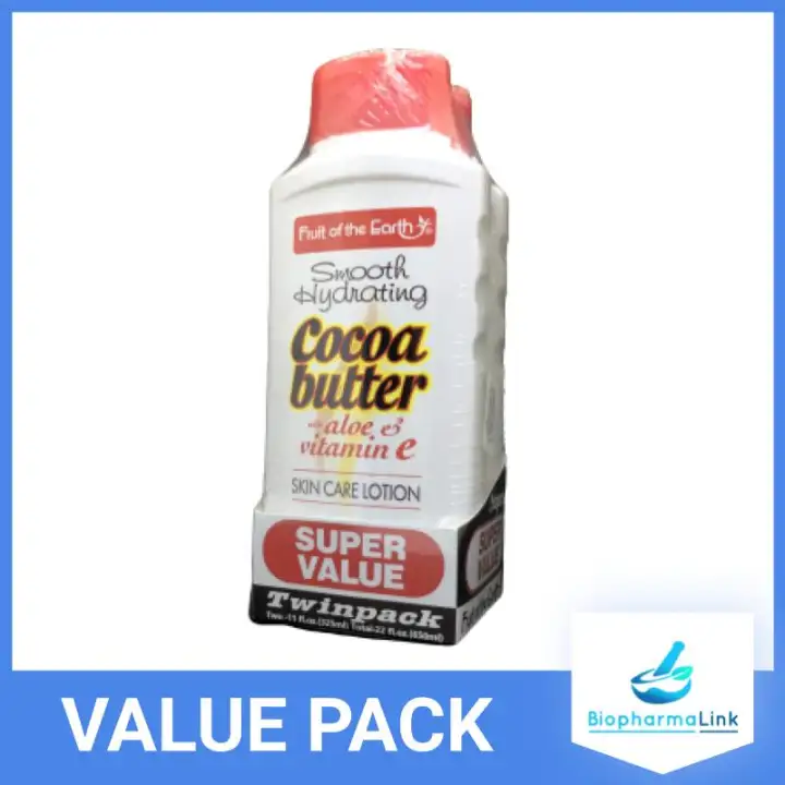 fruit of the earth cocoa butter aloe and vitamin e