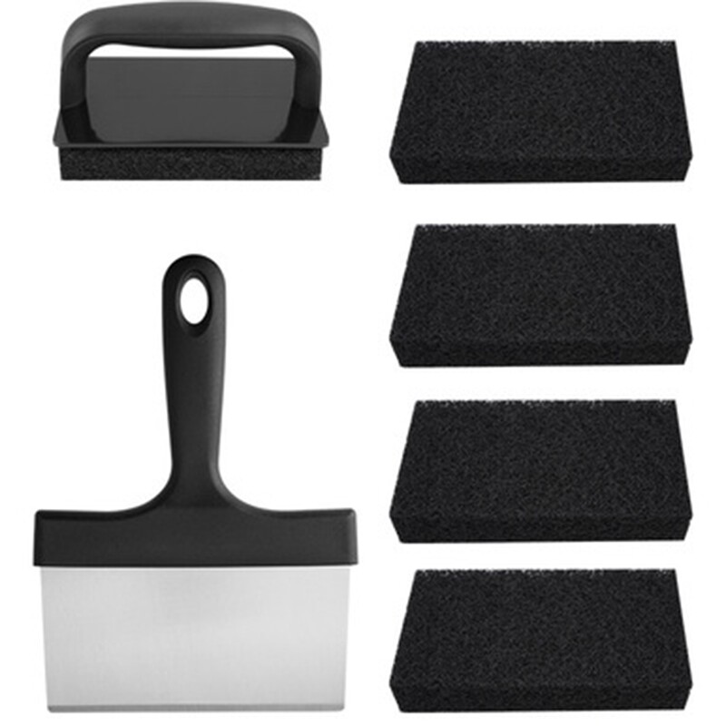 Versatility Griddle Cleaning Kit Grill Cleaner Tool Set for Hot or Cold