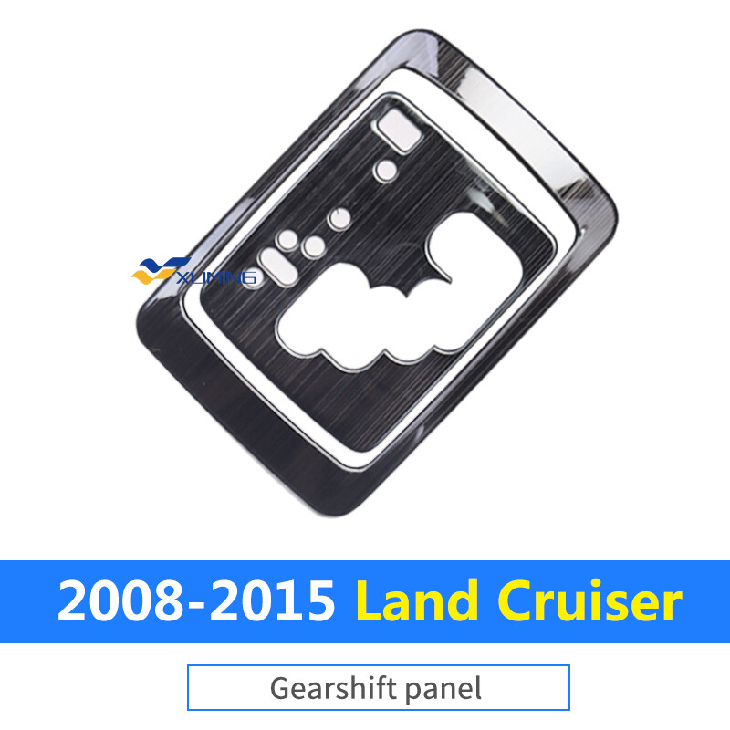 Xuming for 2008-2021 toyota land cruiser 200 modification accessories lc200 decorative gearbox panel stainless steel interior 2020 2019