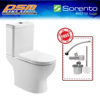 Sorento Close Coupled Two Piece Design Bathroom Wc Toilet Water