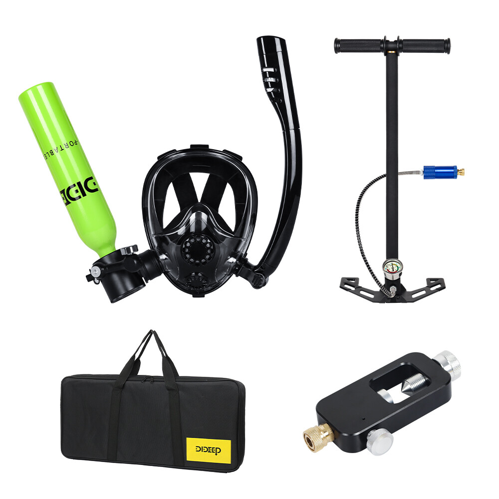 Unboxing the DIDEEP Mini Scuba Tank (1L)! Comes with a