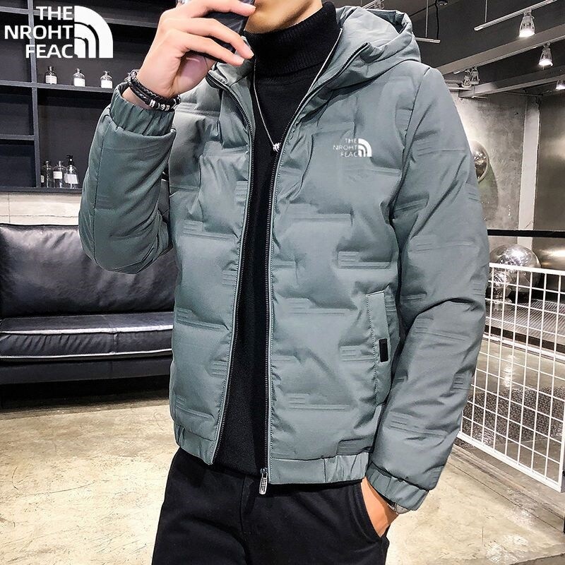 ₪✇ North of The North Face movement down cotton-padded jacket men coat winter North of new media way more warm hooded cotton men's clothing