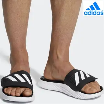 men's adidas swim alphabounce basketball slides