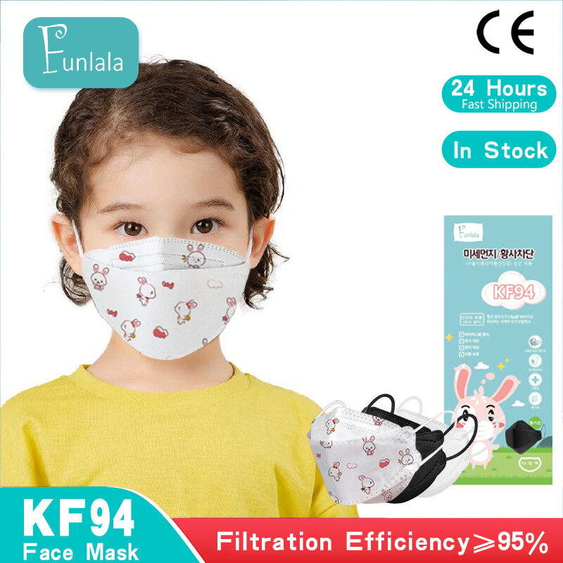 50pcs Kf94 Kids Mask Malaysia Original Cartoon Color Fda Approved