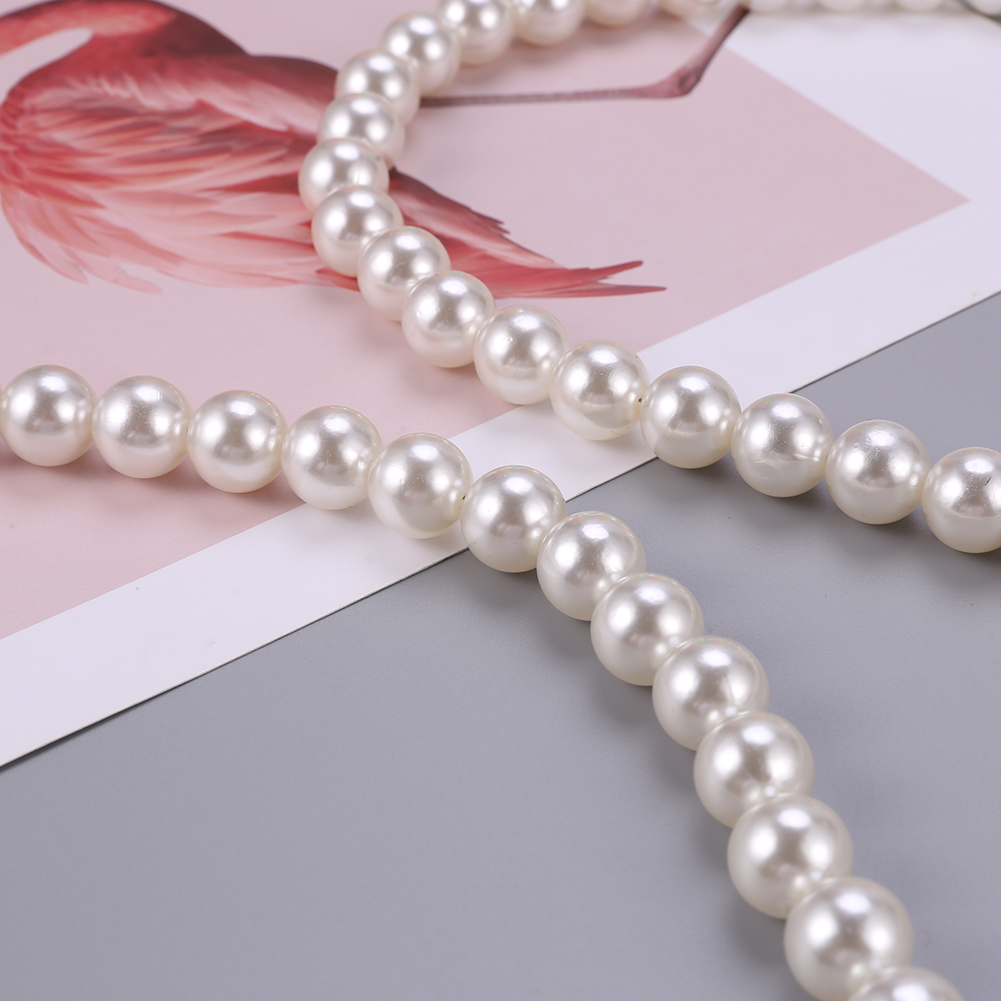 { Fast delivery }Pearl Strap for Bag DIY Purse Handle Shoulder Handbag Replacement Chains