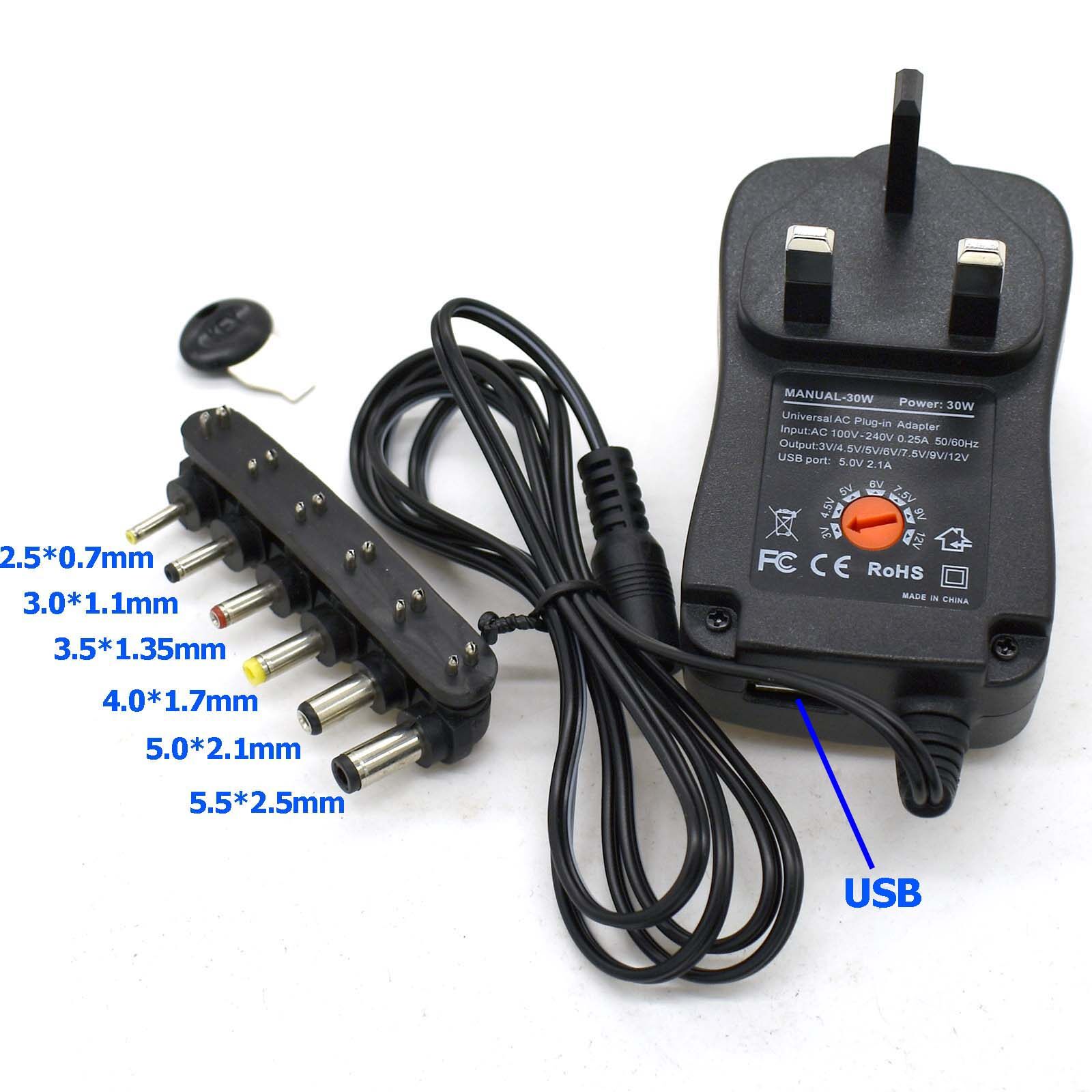 adjustable-power-supply-dc-12v-9v-7-5v-6v-5v-4-5v-3v-1a-12w-30w-usb