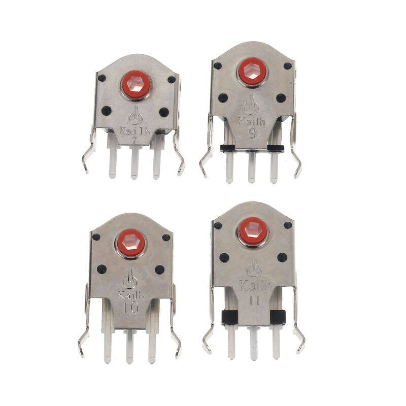 5Pcs Original Kailh New Edition Mouse Encoder Mouse Decoder Red Core 7mm/9mm/10mm/11mm Highly Accurate for Logitech Razer Mouse